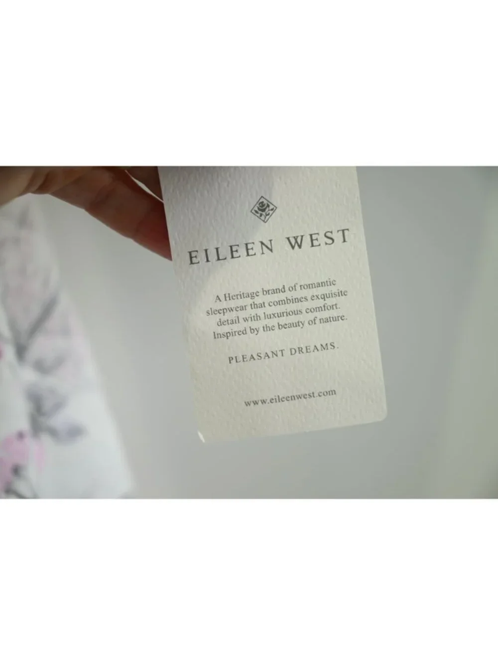 NWT Eileen West Quiet Bloom Cotton Quilt Wrap Robe Sz S/M Rose Bud E50092-149